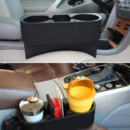 Auto Seat Gap Cup Holder, Car Water Bottle Can Organizer, Phone Keys Storage Stand, Car Styling Accessories