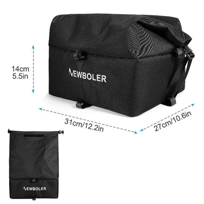 Bicycle Cargo Rack Bag, Rear and Front E-Bike Basket, Large Capacity Bike Basket for Travel and Daily Shopping