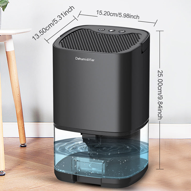 Whisper Quiet Portable Dehumidifier & Moisture Absorber for Bedroom, Office and Home