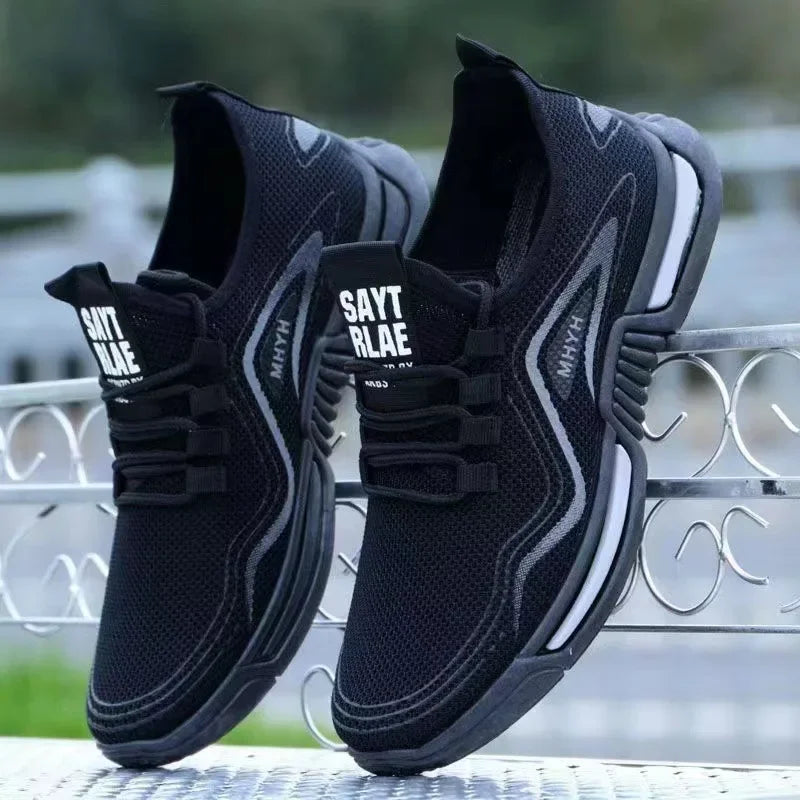 Fashion Sneakers for Men, Slip On Breathable Sport Running Shoes, Non Slip Training Walking Tennis Shoes, Gym Workout