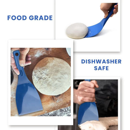Flexible Pizza Dough Scraper Spatula with Hanging Bracket
