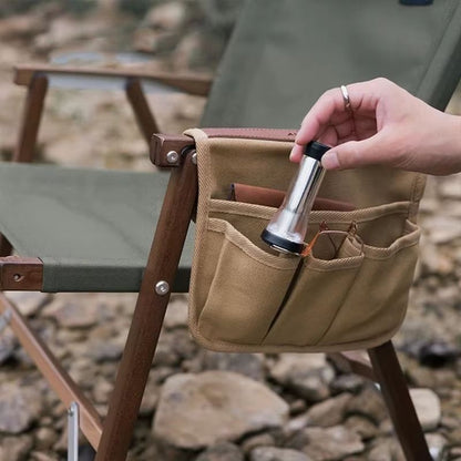 Outdoor Camping Chair Armrest Storage Bag Side Hanging Organizer