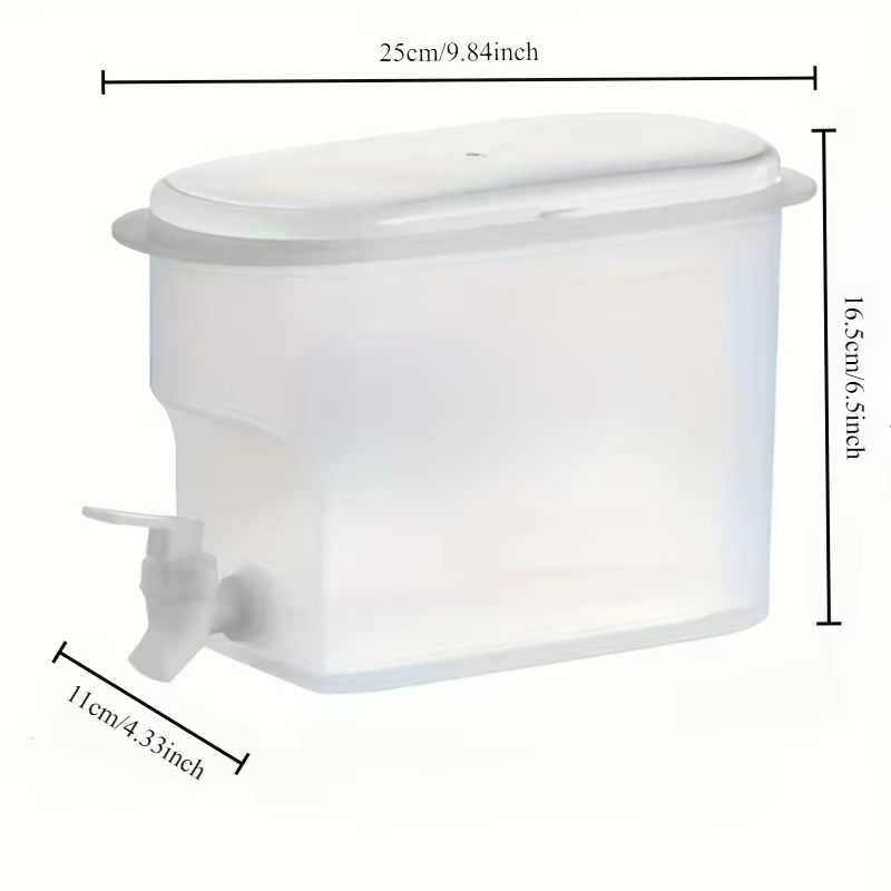 3.7 qt Refrigerator Cold Water Bottle with Faucet – Large Home Ice Water Bucket
