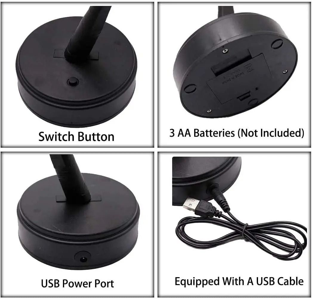 Cherry Blossom LED Bonsai Tree Lamp – USB or Battery Powered Touch Switch Warm White Light for Home and Bedroom Decor