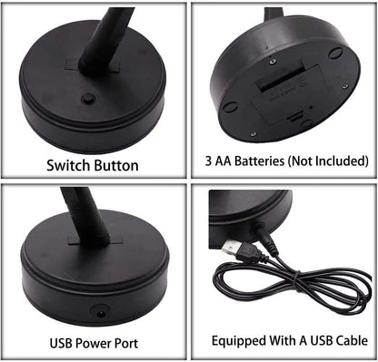 Cherry Blossom LED Bonsai Tree Lamp – USB or Battery Powered Touch Switch Warm White Light for Home and Bedroom Decor