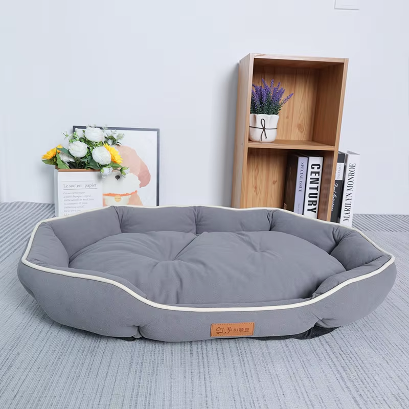 Large Dog Bed House, Pet Sofa Sleeping Bed for Cats, Winter Warm Dog Cushion, Big Space Dog Sofa