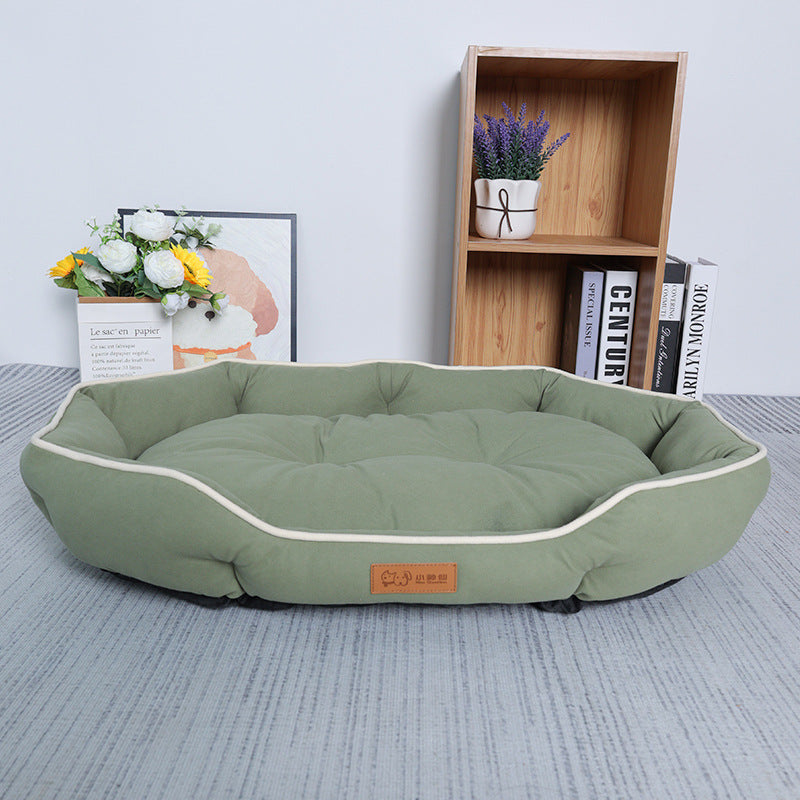 Large Dog Bed House, Pet Sofa Sleeping Bed for Cats, Winter Warm Dog Cushion, Big Space Dog Sofa