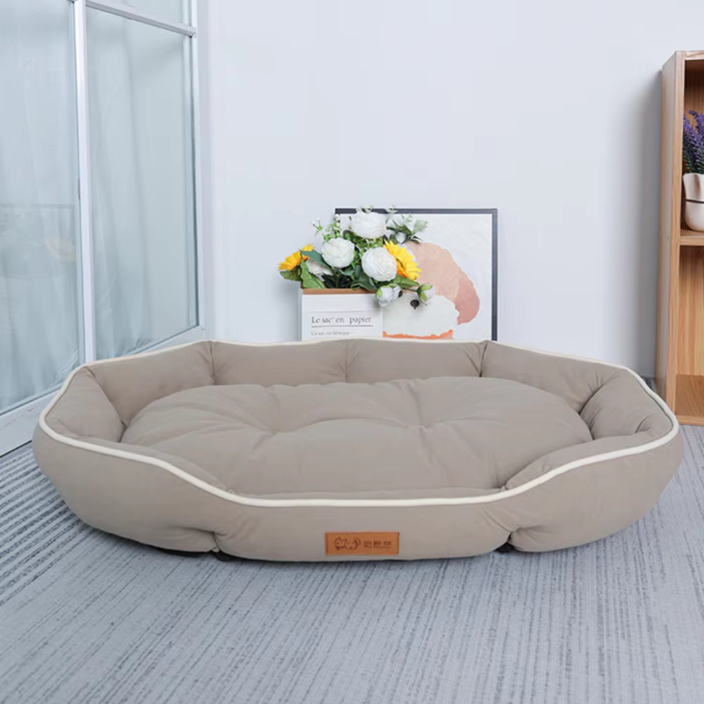Large Dog Bed House, Pet Sofa Sleeping Bed for Cats, Winter Warm Dog Cushion, Big Space Dog Sofa