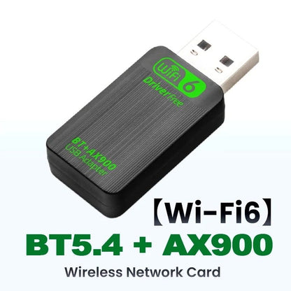 High Speed Dual Band Wireless Adapter with Bluetooth Connectivity