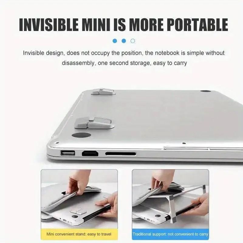 Mini Portable Laptop Stand with Adjustable Legs