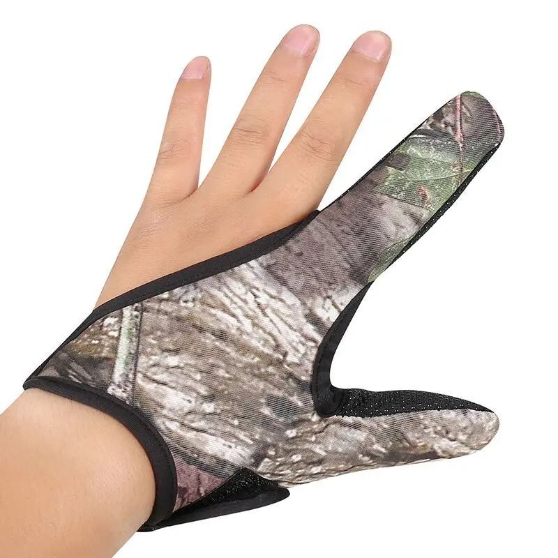 Fishing Gloves Two Fingers Protector Breathable Anti-Slip Anti-Cut