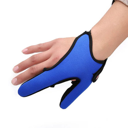 Fishing Gloves Two Fingers Protector Breathable Anti-Slip Anti-Cut