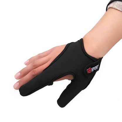 Fishing Gloves Two Fingers Protector Breathable Anti-Slip Anti-Cut
