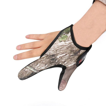 Fishing Gloves Two Fingers Protector Breathable Anti-Slip Anti-Cut