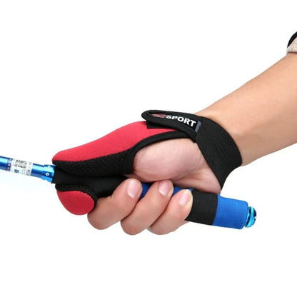Fishing Gloves Two Fingers Protector Breathable Anti-Slip Anti-Cut