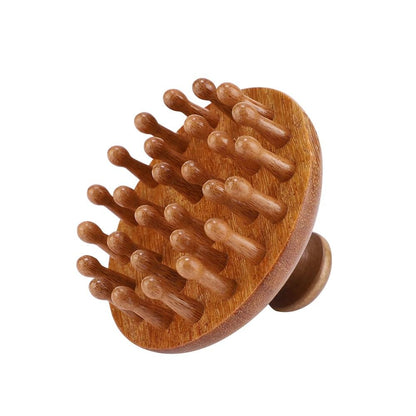 Product Name Multi Functional Wood Therapy Massage Comb Sandalwood Scalp Massager