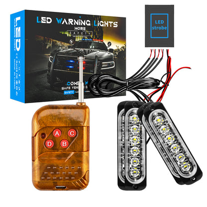 Wireless LED Car Strobe, Flash Warn Emergency Light, DC Truck and Trailer Modification Accessory