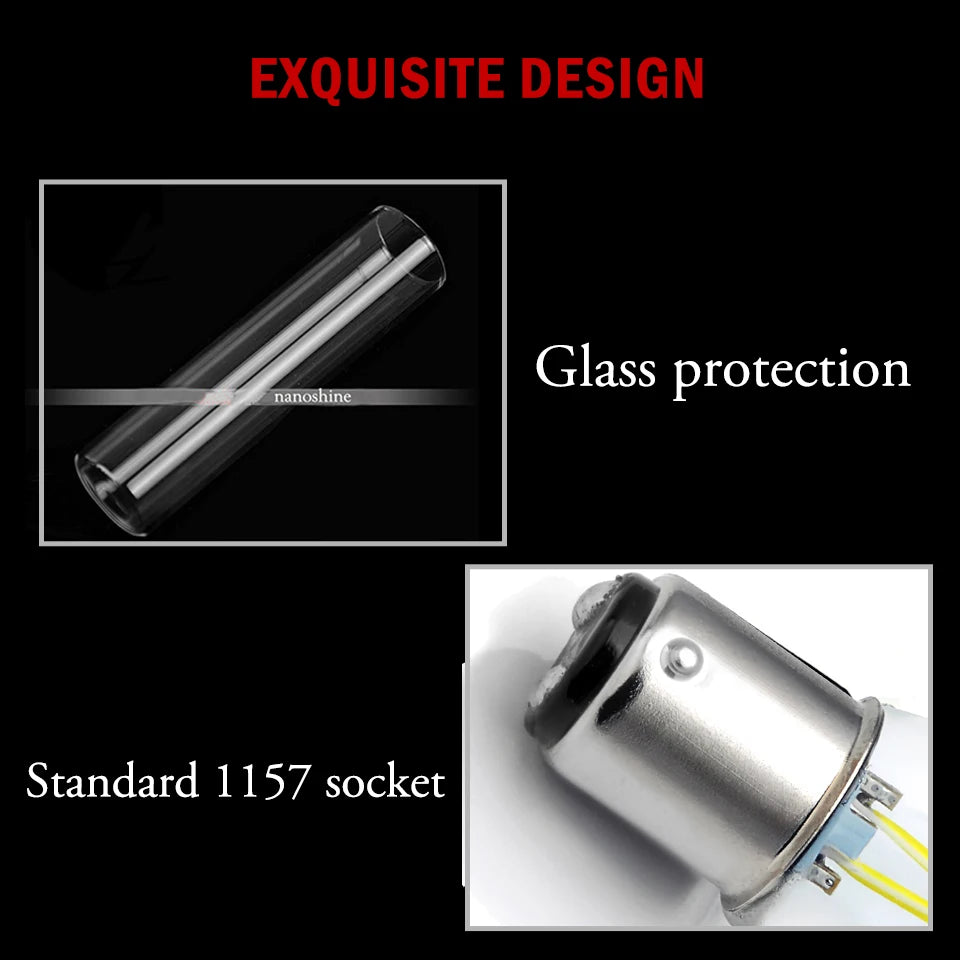 LED Car Bulbs, Super Bright Brake Lights Bulb, White Auto Light Source
