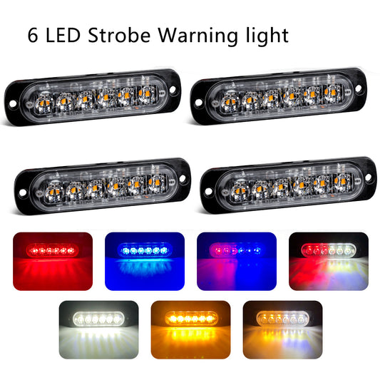 Car Emergency LED Strobe Light, Truck Flashing Grille Lights, Police Warn Light, LED Strobe Bar