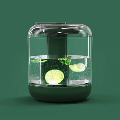 1L Rechargeable Air Humidifier with LED Light and USB Aroma Diffuser