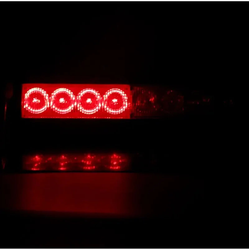 LED Car Emergency Strobe Light, Red Blue Flashing 12V, Universal Police Truck Grill Beacon