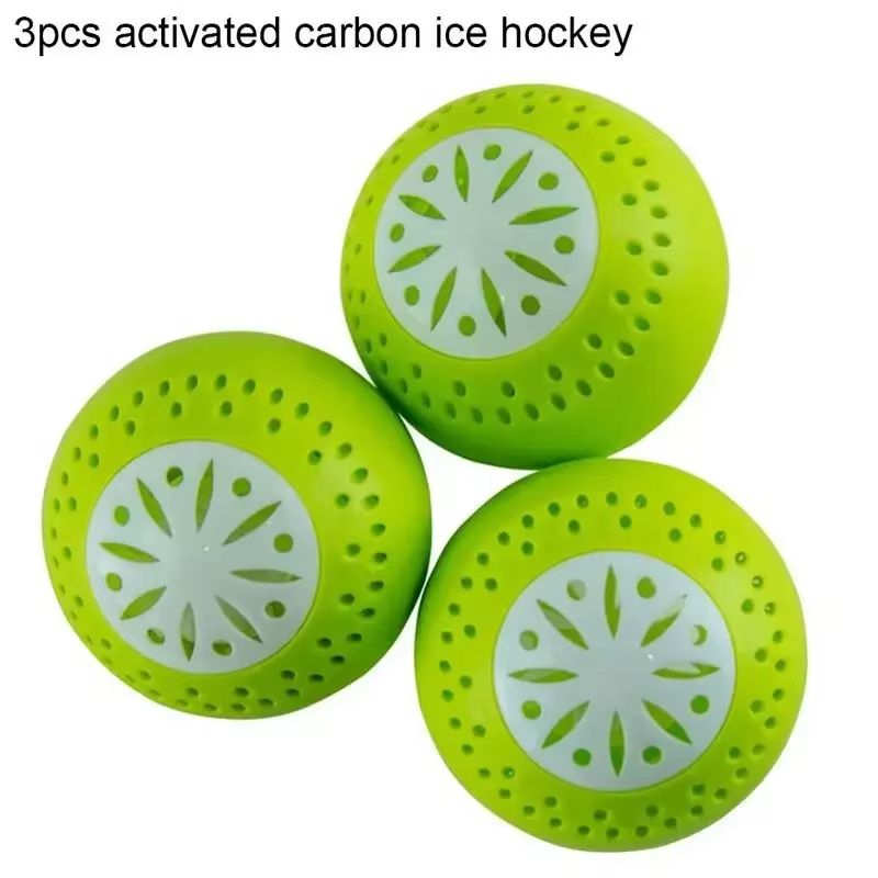 Fridge Freshness Activated Carbon Deodorant Balls – 3-Pack for Refrigerator Odor Removal