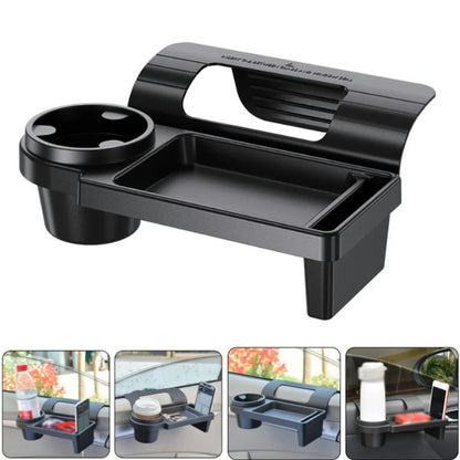 Phone Holder Cup Stand, Car Door Tray, Hanging Storage Barrel, Auto Organizer with Pocket Rack