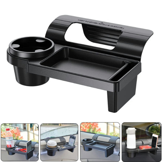 Phone Holder Cup Stand, Car Door Tray, Hanging Storage Barrel, Auto Organizer with Pocket Rack