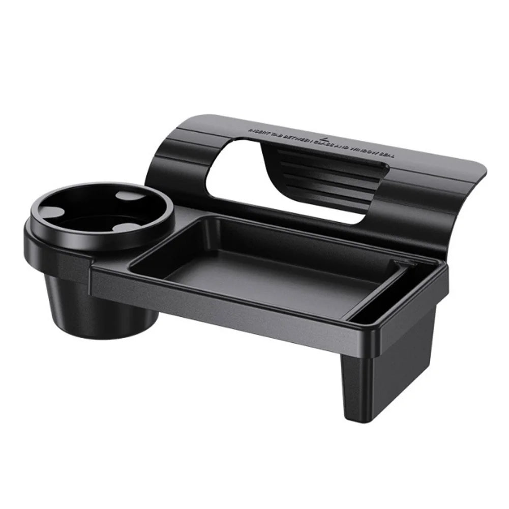 Phone Holder Cup Stand, Car Door Tray, Hanging Storage Barrel, Auto Organizer with Pocket Rack