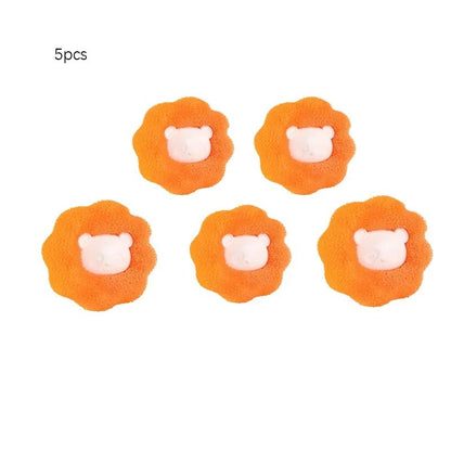 Reusable Sponge Laundry Ball Lint Remover – Pet Hair & Fabric Fibre Catcher for Washing Machine & Clothes