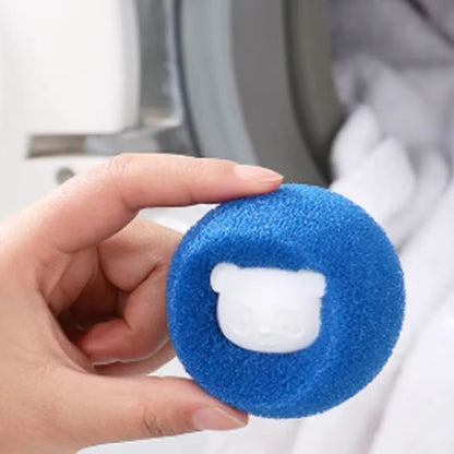 Reusable Sponge Laundry Ball Lint Remover – Pet Hair & Fabric Fibre Catcher for Washing Machine & Clothes