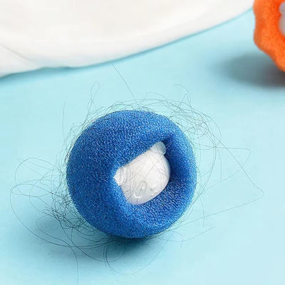 Reusable Sponge Laundry Ball Lint Remover – Pet Hair & Fabric Fibre Catcher for Washing Machine & Clothes