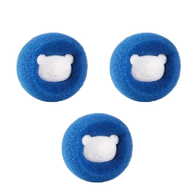 Reusable Sponge Laundry Ball Lint Remover – Pet Hair & Fabric Fibre Catcher for Washing Machine & Clothes
