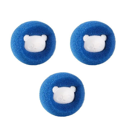 Reusable Sponge Laundry Ball Lint Remover – Pet Hair & Fabric Fibre Catcher for Washing Machine & Clothes