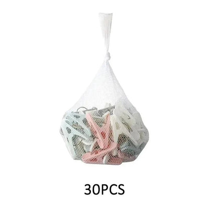 30pcs Windproof Clothespins for Clothes Socks and Underwear with Strong Grip and Multi-Purpose Design