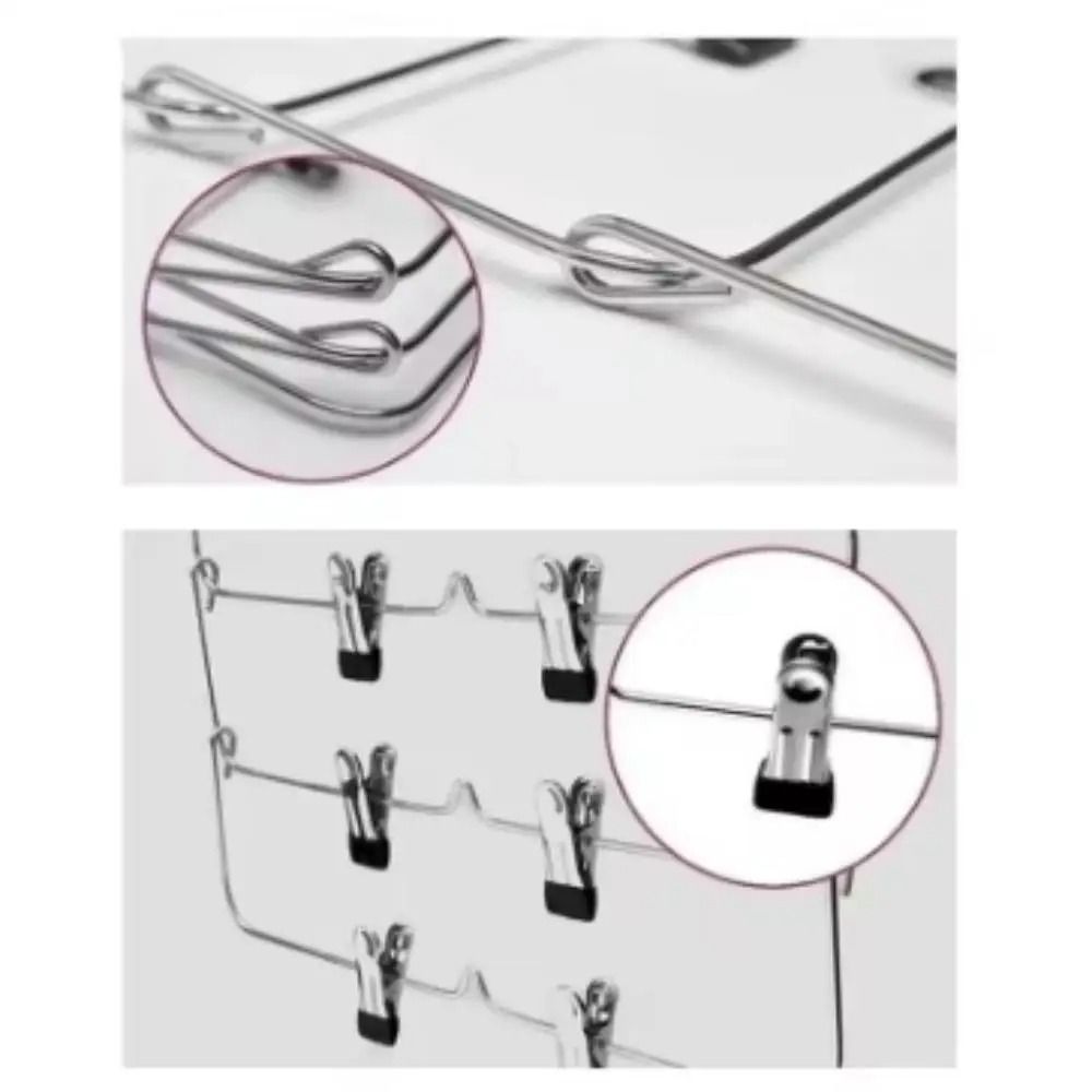 Multi Functional Home Non Slip Metal Pants Rack Stainless Steel Hanger Storage Skirt Rack