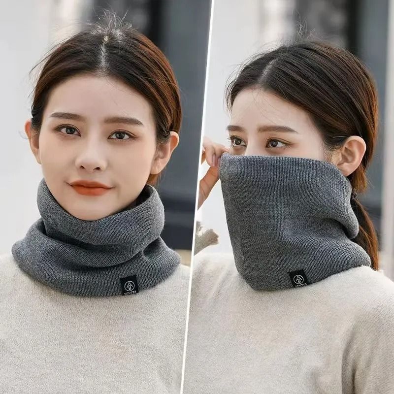 Knitted Acrylic Ring Scarf Winter Snood for Women and Men