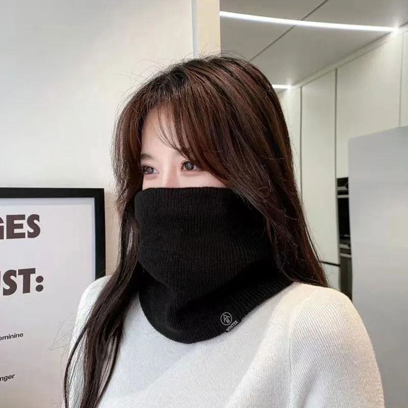 Knitted Acrylic Ring Scarf Winter Snood for Women and Men
