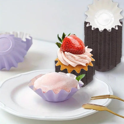 Thickened Paper Cupcake Liners, Disposable Muffin Cups, Heat Resistant Tart Molds, Premium Baking Tools