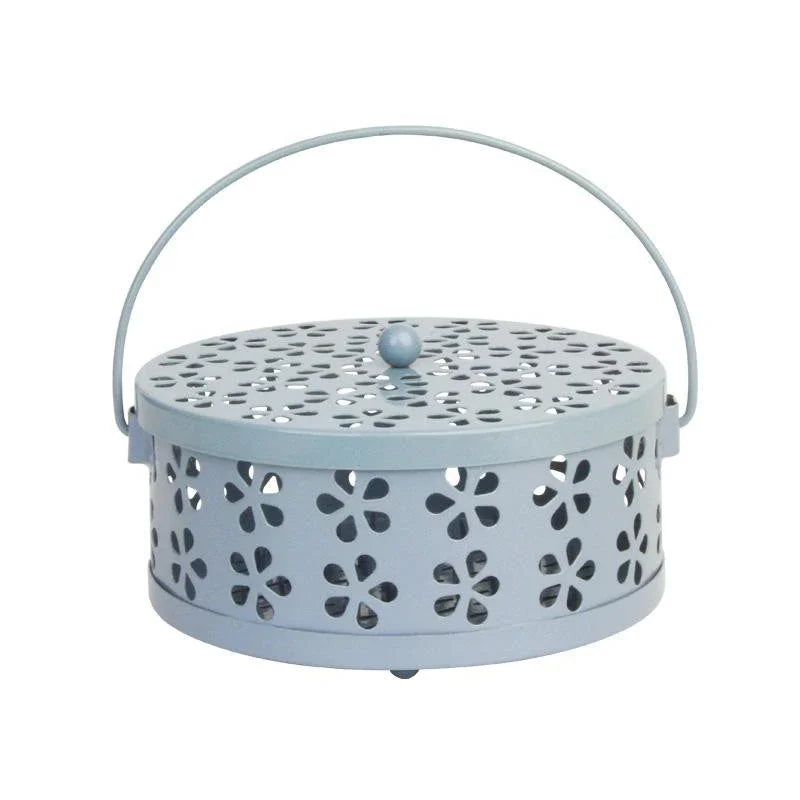 Portable Mosquito Repellent Tray Holder, Sandalwood Burner Box, Fire Resistant Insect Repellent for Household Kitchen