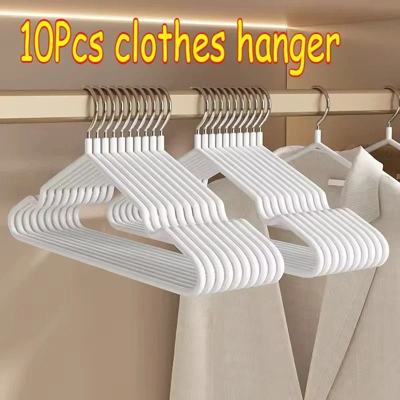 Non Slip Metal Suit and Coat Hangers Heavy Duty Clothes Organizer with Round Notches