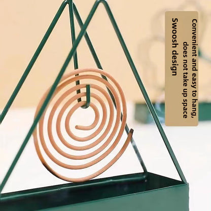 Modern Iron Incense Holder, Coil Incense Burner Frame, Mosquito Repellent Rack for Home, Bedroom, Patio