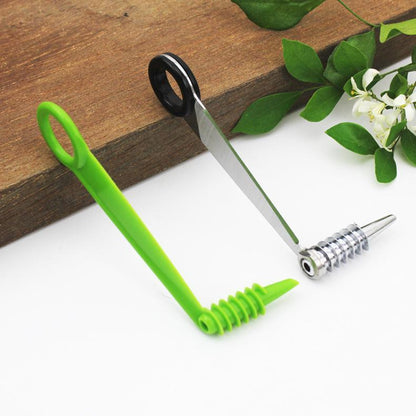 Multi functional Spirals Cutter, Stainless Steel Vegetable Slicer, Manual Screw Potato Spiral Cutter for Kitchen
