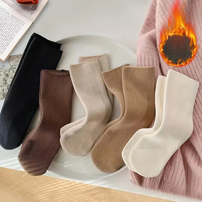 Winter Warm Thick Thermal Socks Five Pair Set Unisex Snow Socks