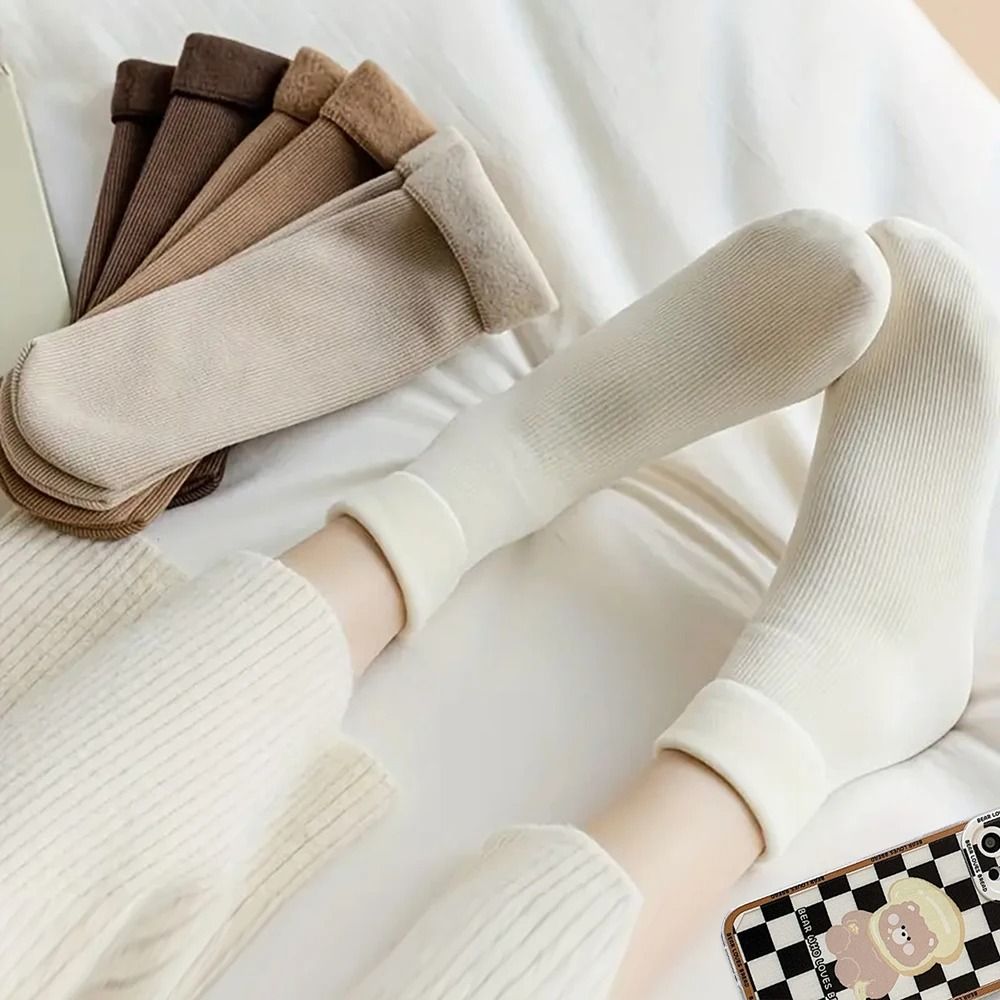 Winter Warm Thick Thermal Socks Five Pair Set Unisex Snow Socks