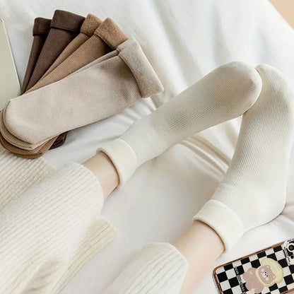 Winter Warm Thick Thermal Socks Five Pair Set Unisex Snow Socks