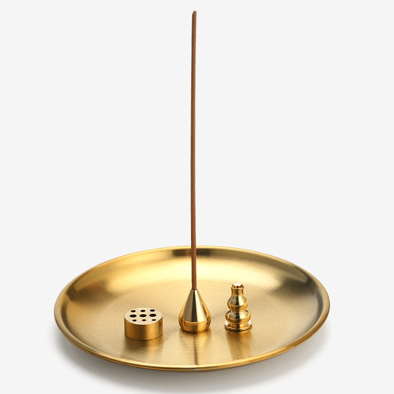 Metal Incense Burner, Brass Incense Tray, Sage Holder Palo Santo Holder Home Decor Crafts
