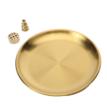 Metal Incense Burner, Brass Incense Tray, Sage Holder Palo Santo Holder Home Decor Crafts