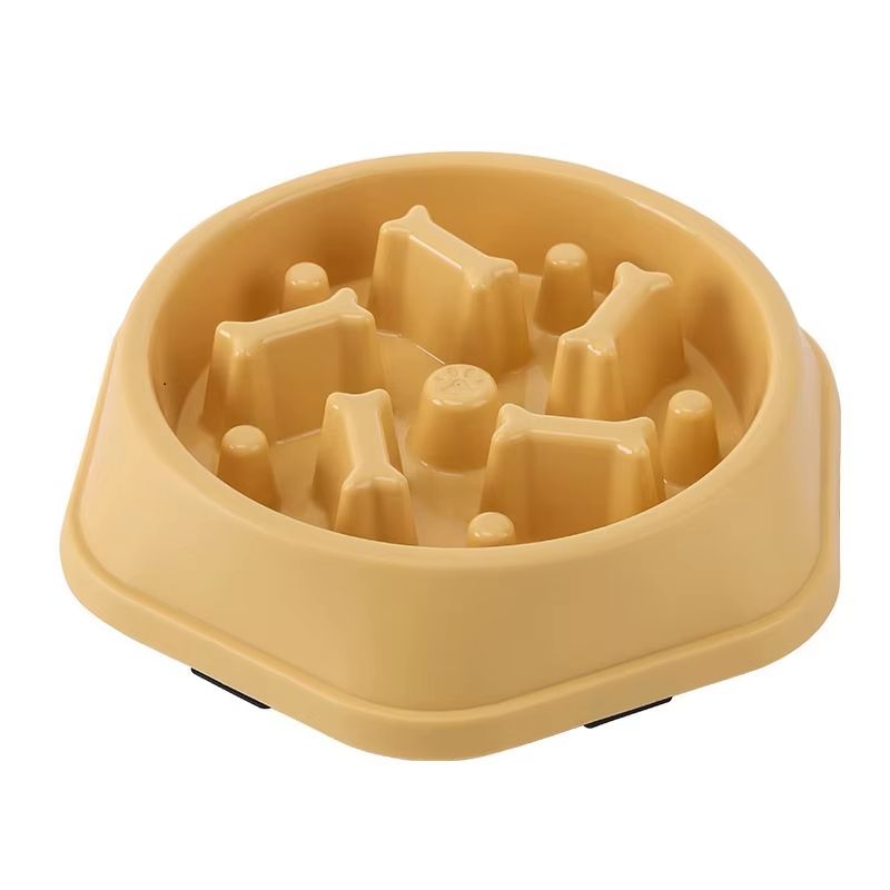 Puzzle Slow Feeder Dog & Cat Bowl – Non-Slip Slow-Eat Pet Feeding Dish for Small, Medium & Large Breeds