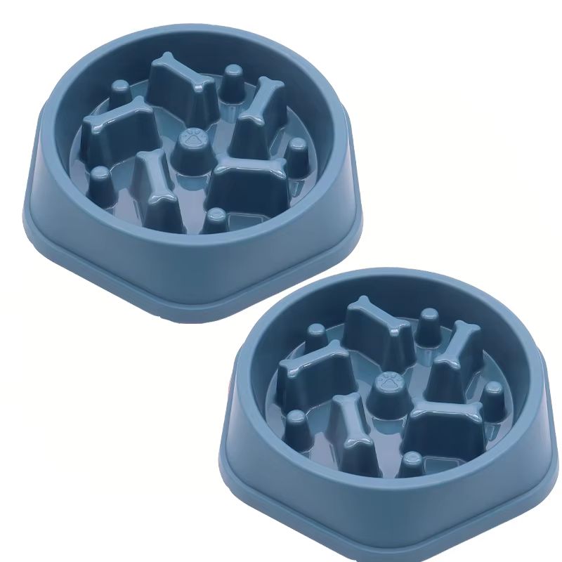 Puzzle Slow Feeder Dog & Cat Bowl – Non-Slip Slow-Eat Pet Feeding Dish for Small, Medium & Large Breeds